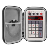 Geekria Numeric Keypad Carrying Case, Compatible with 8BitDo Retro 18 Mechanical Numpad, EPOMAKER EK21 Number Keyboard, Portable Number Pad Travel Bag (Dark Grey)