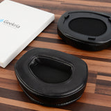 Geekria Elite Sheepskin Replacement Ear Pads for Sennheiser RS195 HDR195 RS185 HDR185 HDR175 RS175 HDR165 RS165 Headphones Ear Cushions, Headset Earpads, Ear Cups Cover Repair Parts (Black)