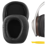 Geekria QuickFit Replacement Ear Pads for DENON AH-D600, AH-D7100Headphones Ear Cushions, Headset Earpads, Ear Cups Cover Repair Parts (Black)