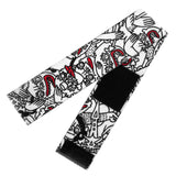 Geekria Flex Fabric Headband Pad Compatible with SteelSeries Arctis 5, Arctis 3 All-Platform Gaming Headphones, Headphones Replacement Band, Headset Head Cushion Cover Repair Part (Cartoon)