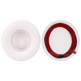 Geekria QuickFit Replacement Ear Pads for Beats Solo 4 Wireless On-Ear Headphones Ear Cushions, Headset Earpads, Ear Cups Cover Repair Parts (White)