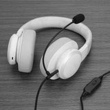 Geekria Boom Mic Headphones Cable Compatible with JBL Tune 770NC, Live 500BT, 2.5mm Jack Nylon Braided Replacement Cord with Boom Microphone and Volume for Gaming & Meeting (Black/5.6 ft)