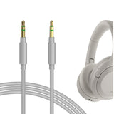Geekria Audio Cable Compatible with Sony WH-ULT900N WH-1000XM5 WH-1000XM4 WH-XB920N WH-XB910N WH-CH700N INZONE H5 Headphones Cable, 1/8" (3.5mm) to 3.5mm Replacement Stereo Cord (4ft/1.2m)