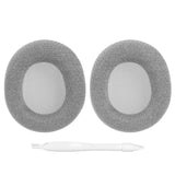 Geekria Comfort Mesh Fabric Ear Pads for Skullcandy Crusher ANC 2 Headphones Ear Cushions, Headset Earpads, Ear Cups Cover Repair Parts (Grey)