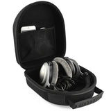 Geekria Shield Case for Large-Sized Over-Ear Headphones, Replacement Protective Hard Shell Travel Carrying Bag with Cable Storage, Compatible with Audio-Technica ATH-AD990X, AKG K701 (Black)
