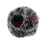 Geekria for Creators Furry Windscreen Compatible with Blue Yeti Nano Mic DeadCat Wind Cover Muff, Windbuster, Windjammer, Fluff Cover Windshield (Grey / 2 Pack)