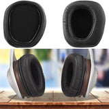 Geekria QuickFit Replacement Ear Pads for DENON AH-D600, AH-D7100Headphones Ear Cushions, Headset Earpads, Ear Cups Cover Repair Parts (Black)