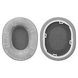 Geekria Comfort Hybrid Velour Replacement Ear Pads for Corsair HS55, HS65 Headphones Ear Cushions, Headset Earpads, Ear Cups Cover Repair Parts (Grey)