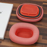 Geekria Comfort Mesh Fabric Replacement Ear Pads Compatible with Apple AirPods MAX (A2096), AirPodsMAX2 (A3184) Headphones, Ear Cushions (Pink)