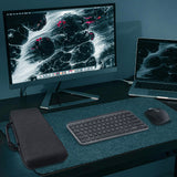 Geekria Keyboard Case, Hard Shell Protective Travel Bag Compatible with Logitech MX Keys Mini Minimalist Wireless Illuminated Keyboard and Logitech MX Anywhere 3 Mouse Combo Case (Dark Grey)