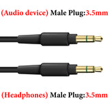 Geekria Audio Cable Compatible with Philips SHP9500, SHP6000, A4216, Jabra Move Style Edition, Elite 85h, Sony WH-1000XM6 Headphones, 3.5mm Aux Replacement Stereo Cord (4 ft/1.2 m)