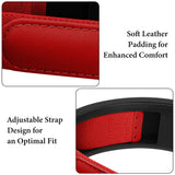 Geekria Flex Fabric Headband Pad Compatible with Corsair HS80 RGB, HS80 MAX Headphones Replacement Band, Repair Part (Red)