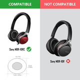 Geekria QuickFit Replacement Ear Pads for SONY MDR-10RC Headphones Ear Cushions, Headset Earpads, Ear Cups Cover Repair Parts (Black)