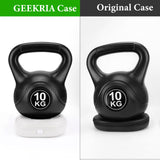 Geekria Shield Headphones Case Compatible with Bose QC Ultra, QC45, QC 35 II, QC25, Replacement Hard Shell Travel Carrying Bag with Cable Storage (White)