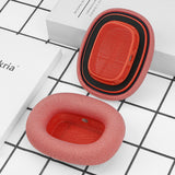 Geekria Comfort Mesh Fabric Replacement Ear Pads Compatible with Apple AirPods MAX (A2096), AirPodsMAX2 (A3184) Headphones, Ear Cushions (Pink)