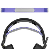 Geekria Flex Fabric Headband Pad Compatible with Corsair HS80 RGB, HS80 MAX Headphones Replacement Band, Repair Part (Purple)