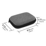 Geekria Mobile Game Controller Carrying Case Compatible with Razer Kishi Game Controller Accessories, Travel Gaming Box, Storage Bag, Hard Case Cover (Gray)