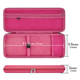 Geekria 75% Keyboard Case, Hard Shell Travel Carrying Bag for Compact 84 Key Computer Mechanical Gaming Keyboard, Compatible with Nuphy Air75, Logitech POP Keys/ POP ICON Combo (Rose)