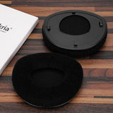 Geekria Comfort Velour Replacement Ear Pads for Sennheiser RS 160/170/180, HDR160/170/180 Headphones, Repair Parts (Black)