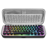 Geekria 60% Compact Keyboard Case, Hard Shell Travel Carrying Bag for 61 Keys Computer Keyboard, Compatible with SteelSeries Apex Pro Mini, Razer Huntsman Mini, RK Royal KLUDGE RK61