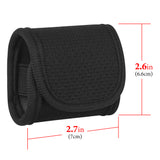 Geekria Earbuds Soft Case, Compatible with Bose Soundcore JBL Earbuds, Suitable for Travel, Mountaineering, Washable, with Velcro, Can be Attached to Shoulder Strap or Backpack (Black)