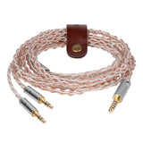 Geekria Apollo Copper Silver Mixed Upgrade Audio Cable Compatible with HIFIMAN SUSVARA UNVEILED, SUNDARA HE4XX 400i Headphones, 4.4mm to Dual 3.5mm to Replacement Headphones Cord (8.2ft / 2.5m)
