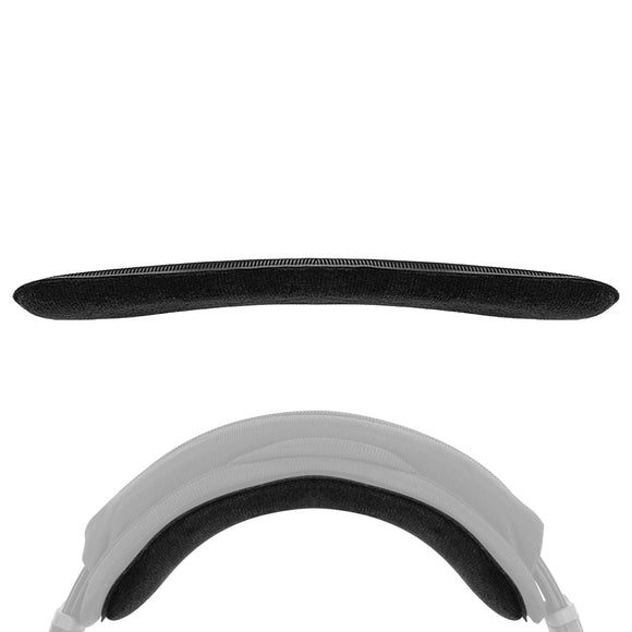 Geekria Velour Hook and Loop Headband Pad DIY Installation No Tool Needed, Fits Geekria Hook and Loop Headband Cover Only (Black)