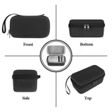 Geekria Shield Speaker Case Compatible with Sony LinkBuds Cover, Replacement Travel Hard Shell Portable Speaker Protective Carrying Bag with Cable Storage (Grey)