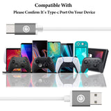 Geekria USB Gamepad Charging Cable Compatible with Google Stadia, PlayStation 5, Xbox Series X, Series S Charging Cable, USB to USB-C Replacement Power Supply Charging Cable (10ft/300cm)