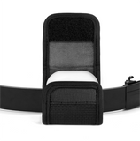 Geekria Earbuds Pouch with Belt Loop Compatible with SAMSUNG Galaxy Buds2, Galaxy Buds FE Earbud Case Belt Holster, Protective Cover with Clip Holder for Bag Strap (Black)