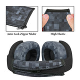 Geekria Flex Fabric Headband Cover Compatible with Skullcandy Crusher Evo/ANC/ANC2, Hesh 3/Evo/ANC, Venue Headphones, Sweat Cover (MC Stone)