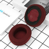 Geekria Comfort Mesh Fabric Replacement Ear Pads for SteelSeries Arctis Nova Pro Wireless Headphones Ear Cushions, Repair Parts (Red)