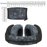 Geekria Flex Fabric Headband Cover Compatible with Skullcandy Crusher Evo/ANC/ANC2, Hesh 3/Evo/ANC, Venue Headphones, Sweat Cover (MC Stone)