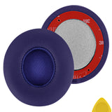 Geekria QuickFit Replacement Ear Pads for Beats Solo 3 (A1796), Solo 3.0 Wireless On-Ear Headphones Ear Cushions, Headset Earpads, Ear Cups Cover Repair Parts (Pop Indigo)
