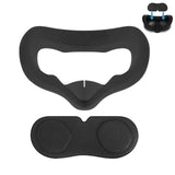 Geekria VR Face Cover and Lens Cover Compatible with Meta Quest 3, Sweatproof Silicone Face Pad Mask & Face Cushion, Replacement Accessories Kit, Washable Lightproof Anti-Leakage