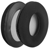 Geekria Comfort Mesh Fabric Replacement Ear Pads for Turtle Beach Ear Force P11, PX21/22/24/51/4/5, X41/42/12 Headphones Ear Cushions, Repair Parts (Black)