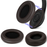 Geekria SNAP Ear Pads Replacement Kit for Beats Studio Pro Headphones, Magnetic Easy Switch Ear Cushions, Exchange Earpads in Seconds (Brown Protein Leather, 1 Pair)