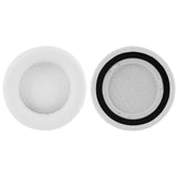 Geekria QuickFit Replacement Ear Pads for Corsair Virtuoso RGB, Virtuoso RGB Wireless SE, Virtuoso RGB Wireless XT Headphones Ear Cushions, Headset Earpads, Ear Cups Cover Repair Parts (White)