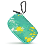 Geekria Shield Sports Earbuds Pouch, Earbuds Protective Case, In-Ear Headphones Travel Bag Compatible with Sony Walkman, Bose SoundSport, JBL EnduranceRUN, Plantronics, Sephia (Camouflage Green)