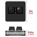 Geekria Copy Paste Keyboard, Mechanical Keypad with Instant Copy/Paste Shortcuts, Red Axis Keypad HotSwap, Six-Color Backlight, Ideal for Office, Excel, Word (for Windows OS / Black)