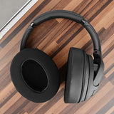 Geekria PRO Extra Thick Cooling Gel Replacement Ear Pads Compatible with Sony WH-CH700N, WH-CH710N, WH-CH720N Headphones, Ear Cushions (Black)