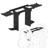Geekria Storage Stand Compatible with PS5, Settled on PS5 Console, PS5 Headset and Controller Storage Holder Bracket, PS5 Headset Display Stand, Sturdy Dual Arm Stand (Black)