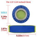 Geekria Stretchable and Washable Earphone Covers and Headband Cover Fits Beats Solo Pro, Solo3, Solo2 Wireless Headphone / Ear Cushion Covers / Earpad Protectors + Headband Protector (Pop Indigo)