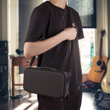 Geekria Audio Interface Carrying Case, Hard Shell Travel Bag Compatible with Universal Audio Volt 2 / Volt 1 / Volt 176 (Dark Gray)