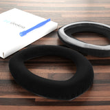 Geekria Comfort Velour Replacement Ear Pads Compatible with Sennheiser HD800 Headphones, Repair Parts (Black)
