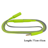 Geekria 3.5mm (1/8") Male to 3.5mm (1/8") Female Headphone Plug Adapter, Audio Extension Cable, TPE Cable Compatible with iPhone 6S 6S Plus, headphone amplifier (55cm+75cm/2 Pack)