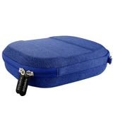 Geekria Shield Headphones Case Compatible with Skullcandy Crusher ANC 2, Supra Hesh 3, Hesh Evo, Hesh ANC, Replacement Hard Shell Travel Carrying Bag with Cable Storage (Blue)