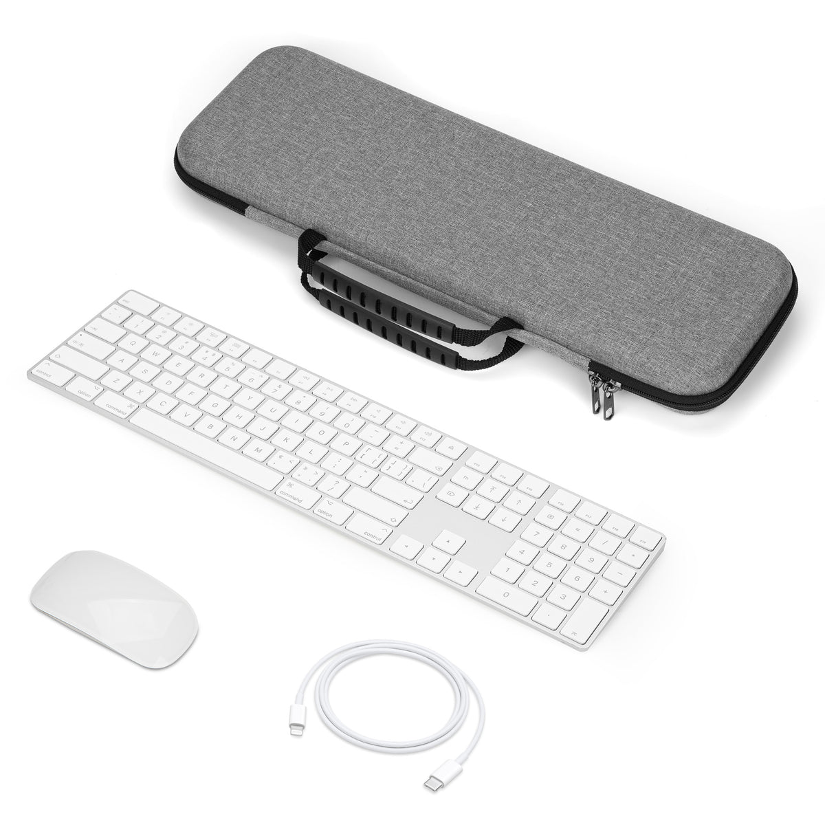 Geekria Keyboard Carrying Case, Hard Shell Protective Travel Bag. Comp