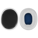 Geekria QuickFit Replacement Ear Pads for Skullcandy Crusher Wireless, Crusher Evo, Crusher ANC, Hesh 3 Headphones Ear Cushions, Headset Earpads, Ear Cups Cover Repair Parts (White)
