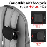 Geekria Earbuds Soft Case, Compatible with Apple AirPods Pro 2 and AirPods 4/3/2/1, Suitable for Travel, Mountaineering, Washable, with Velcro, Can be Attached to Shoulder Strap or Backpack